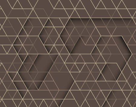 Abstract tech background. Futuristic interface. Vector illustration with many geometric shape.のイラスト素材