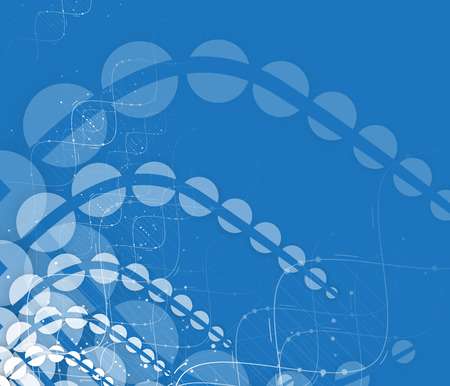 DNA Abstract icon and element collection. Futuristic technology interface. Vector formatのイラスト素材