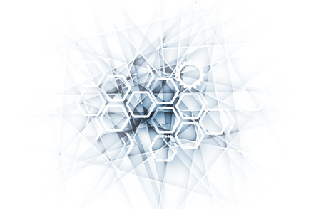 Abstract vector background. Futuristic technology style. Elegant background for business tech presentations.のイラスト素材