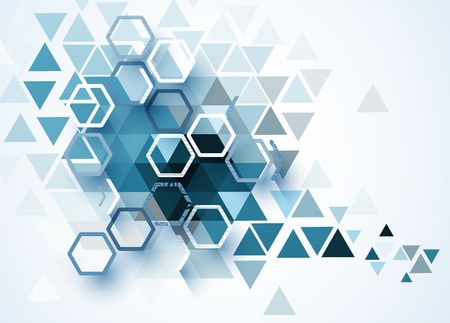 Abstract vector background. Futuristic technology style. Elegant background for business tech presentations.のイラスト素材