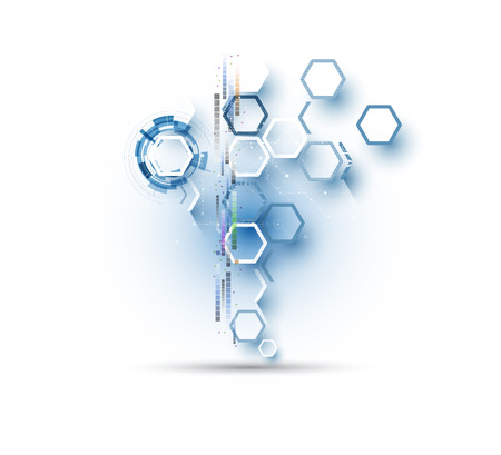 Technology abstract background collection for business solution ideas. Vector imageのイラスト素材