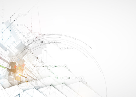Technology abstract background collection for business solution ideas. Vector imageのイラスト素材