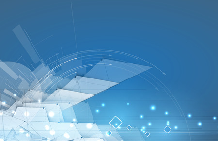 Technology abstract background collection for business solution ideas. Vector imageのイラスト素材