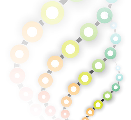 Abstract tech background. Futuristic interface. Vector illustration with many geometric shape.のイラスト素材