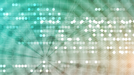 Abstract tech background. Futuristic interface. Vector illustration with many geometric shape.のイラスト素材