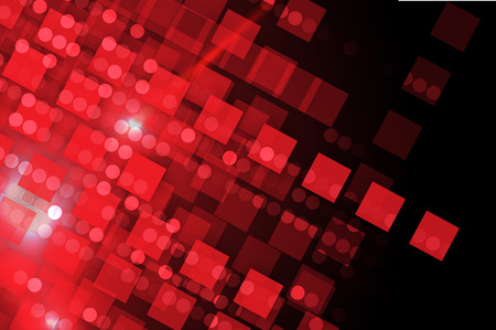 Abstract tech background. Futuristic interface. Vector illustration with many geometric shape.のイラスト素材