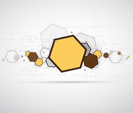 New future technology concept abstract background for business solutionのイラスト素材