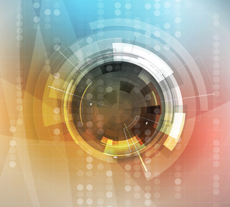 Abstract background. Futuristic technology style. Elegant background for business tech presentations.のイラスト素材