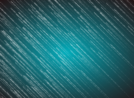 Matrix binary code. Technology illustration . Vector formatのイラスト素材