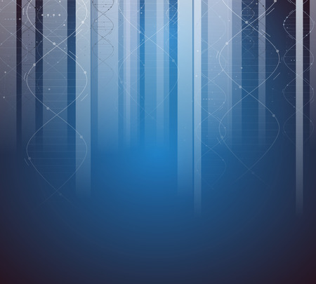 DNA Abstract icon and element collection. Futuristic technology interface. Vector formatのイラスト素材
