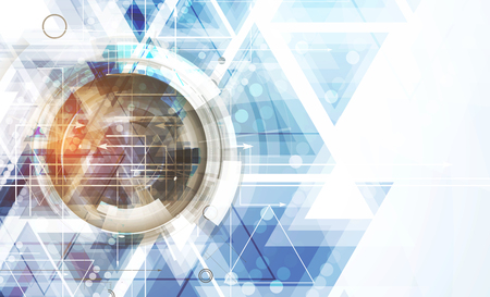 Abstract background. Futuristic technology style. Elegant background for business tech presentations.のイラスト素材