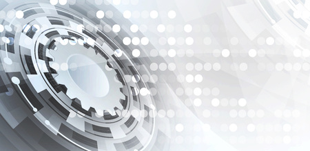 Abstract vector background. Futuristic technology style. Elegant background for business tech presentations.のイラスト素材