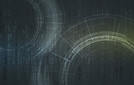 Scientific Future Technology. For Business Presentation. Flyer, Poster Vector Concept Backgroundのイラスト素材