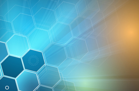 Abstract cell background. Medicine and sciense research. Vectorのイラスト素材