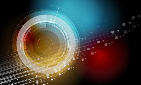 Abstract vector background. Futuristic technology style. Elegant background for business tech presentations.のイラスト素材