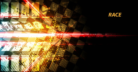 Racing square background, vector abstraction in racing car trackのイラスト素材