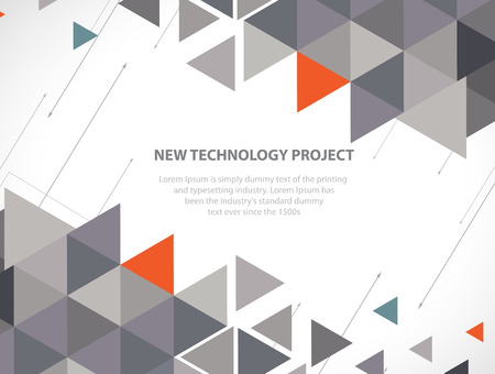 Colorful abstract geometric background for design templateのイラスト素材