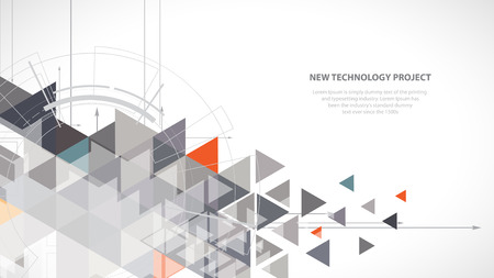 Colorful abstract geometric background for design templateのイラスト素材