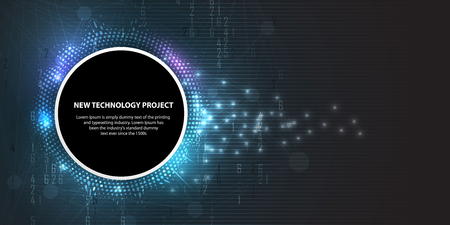 Abstract vector background. Futuristic technology style. Elegant background for business tech presentations.のイラスト素材