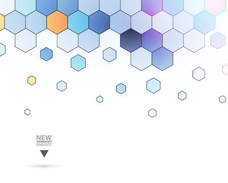 Technology abstract background collection for business solution ideas. Vector imageのイラスト素材