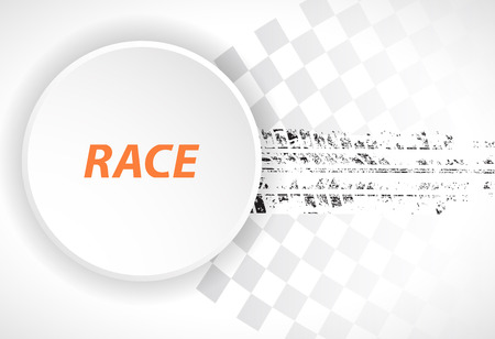 Racing square background, vector abstraction in racing car trackのイラスト素材