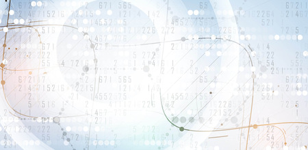 dna and medical and technology background. futuristic molecule structure presentation. for business solutionのイラスト素材
