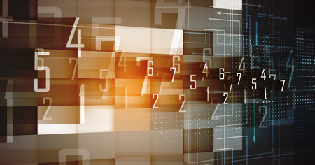 Digital technology world. Business virtual concept