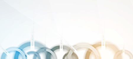 Digital technology world. Business virtual conceptのイラスト素材