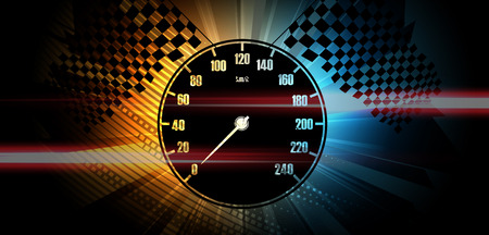 Racing square background, vector abstraction in car trackのイラスト素材