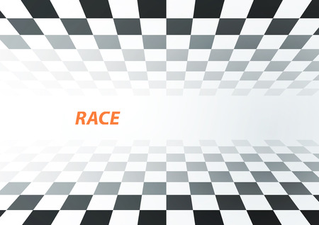 Racing square background, vector abstraction in car trackのイラスト素材