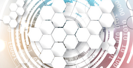 Digital technology world. Business virtual conceptのイラスト素材