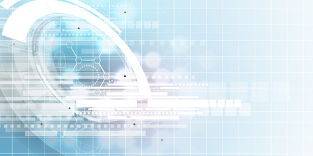 Digital technology world. Business virtual conceptのイラスト素材