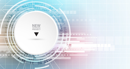 Digital technology world. Business virtual conceptのイラスト素材