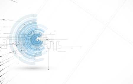 abstract futuristic circuit high computer technology business backgroundのイラスト素材
