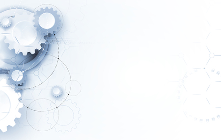 Digital technology world. Business virtual concept.のイラスト素材