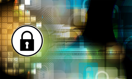 Cyber security and information or network protection. Future cyber technology web services for...