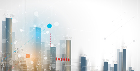 Digital technology world. Business virtual conceptのイラスト素材