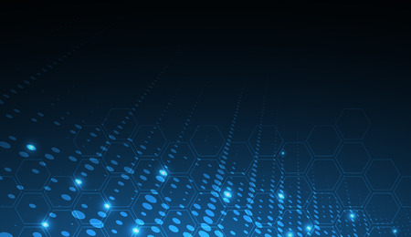 Digital technology world. Business virtual conceptのイラスト素材