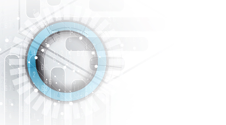Digital technology world. Business virtual conceptのイラスト素材