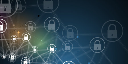 Cyber security and information or network protection. Future cyber technology web services for...