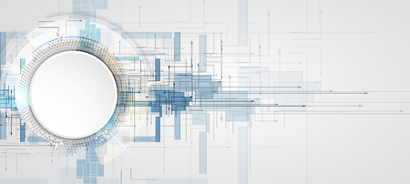 Digital technology world. Business virtual conceptのイラスト素材