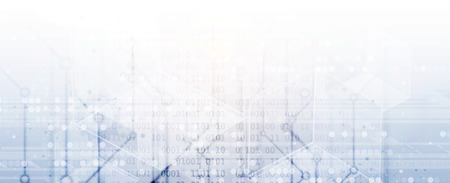 Digital technology world. Business virtual conceptのイラスト素材