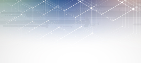 abstract structure circuit computer cube technology business backgroundのイラスト素材