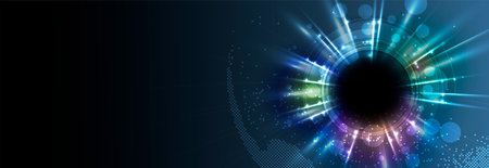 abstract futuristic fade computer technology business backgroundのイラスト素材