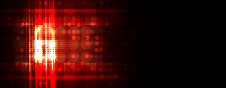 Cybersecurity and information or network protection. Future cyber technology web services for business and internet projectのイラスト素材