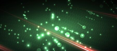 Abstract DNA technology. Science medical concept. Futuristic background.  Wireframe molecules structureのイラスト素材