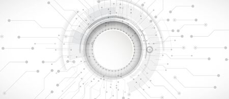 abstract structure circuit computer technology business backgroundのイラスト素材