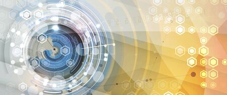 Technology innovation idea of global business solutionのイラスト素材