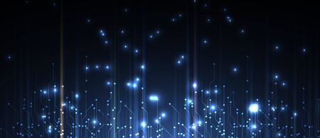 Abstract circuit board futuristic technology processing business backgroundのイラスト素材