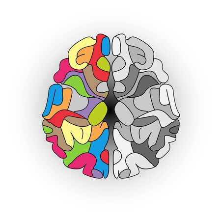 Quantum processing. Deep learning artificial intelligence. Future new technology  for business or science presentation. Vector backgroundのイラスト素材